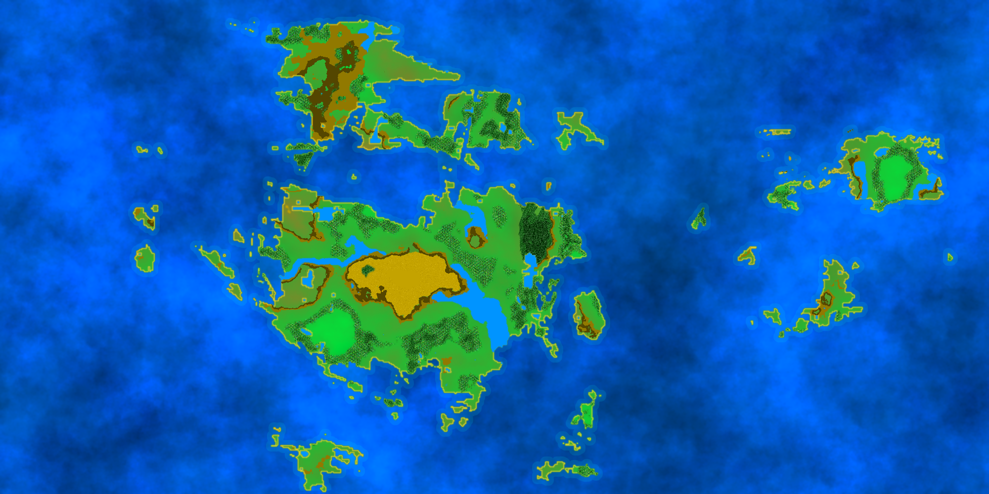 Worldbuilding Map 1 -- Proof of Concept 2
